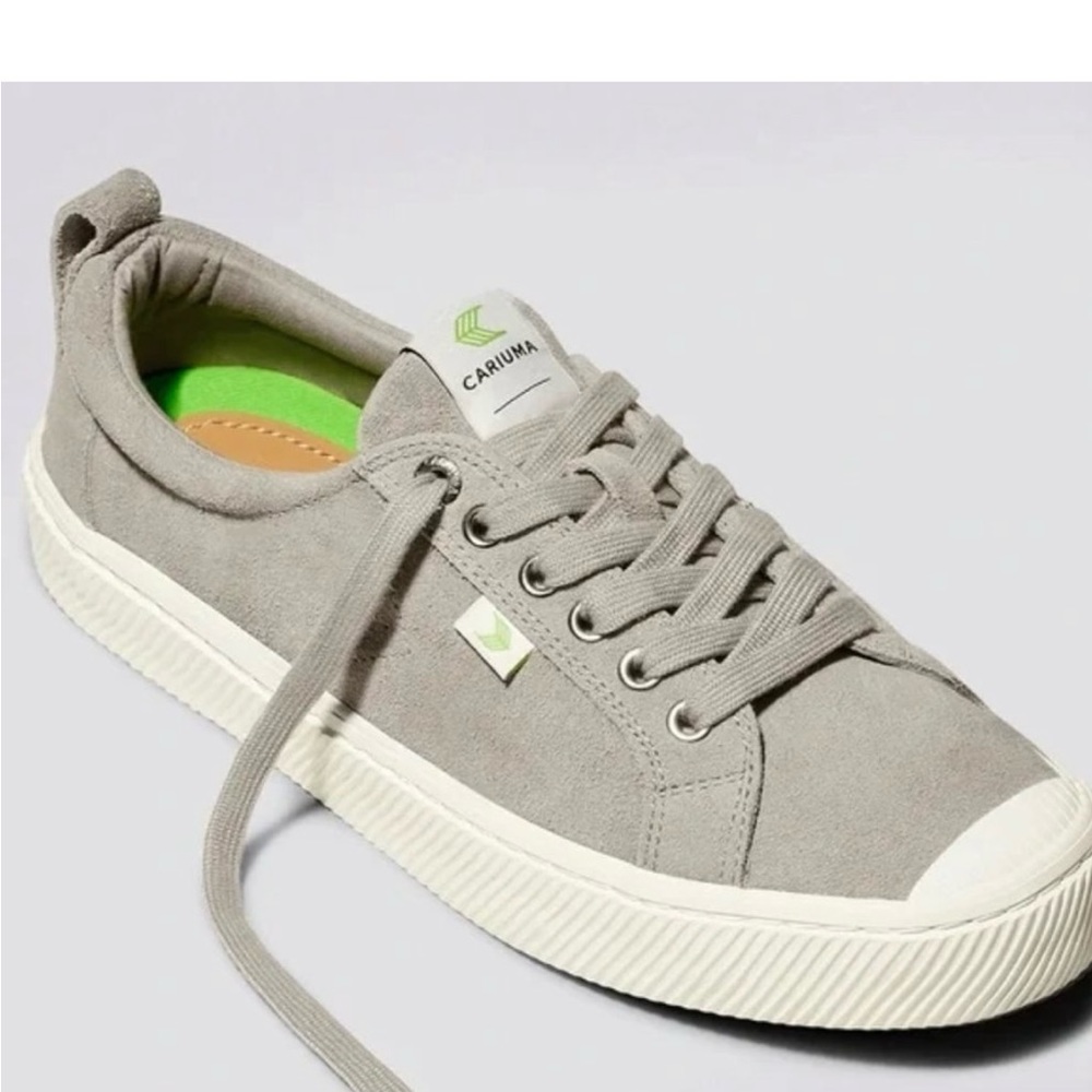 Cariuma Suede Sneaker, Cloud Grey, OCA Low, Sz 6.5 NWOT